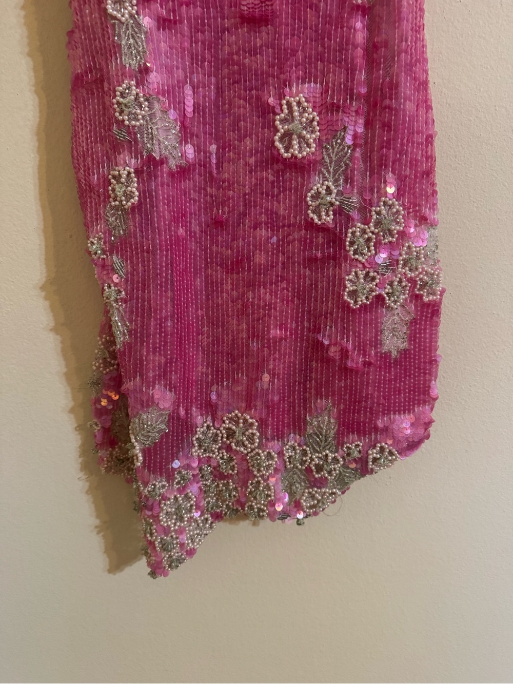 LoveShackFancy Meline Dress Raspberry Sparkle Size 2 - Picture 2 of 7